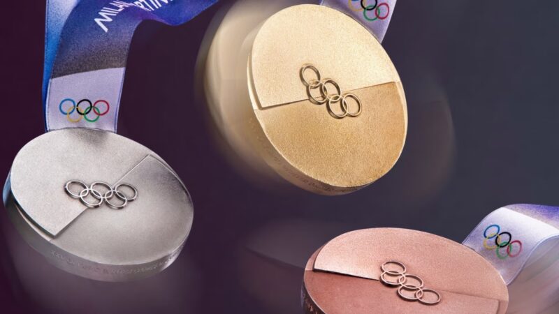 2026 Olympic Medals. Image c/o IOC.